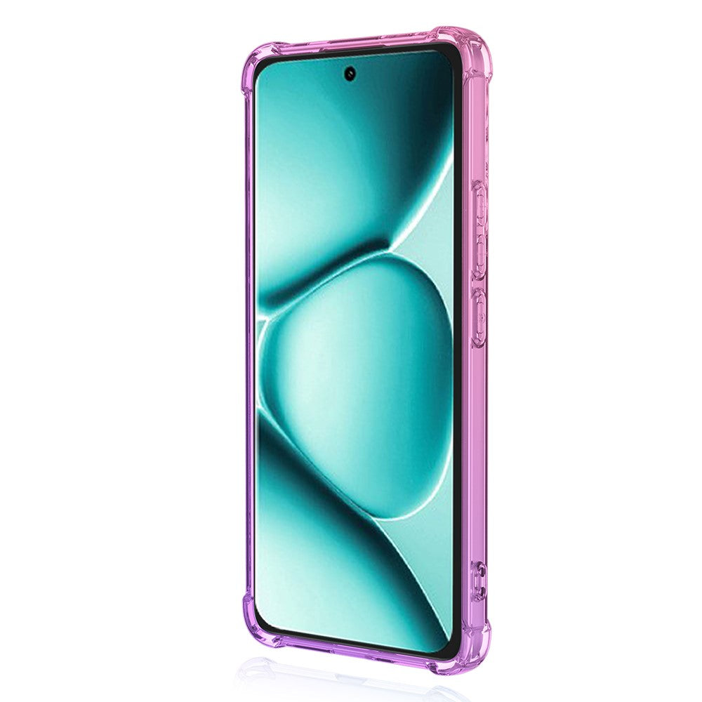 For Xiaomi Poco M8 Pro 5G / Redmi Note 15 Pro+ 5G (Global) Case Gradient Color TPU Anti-Drop Phone Cover - Pink  /  Purple