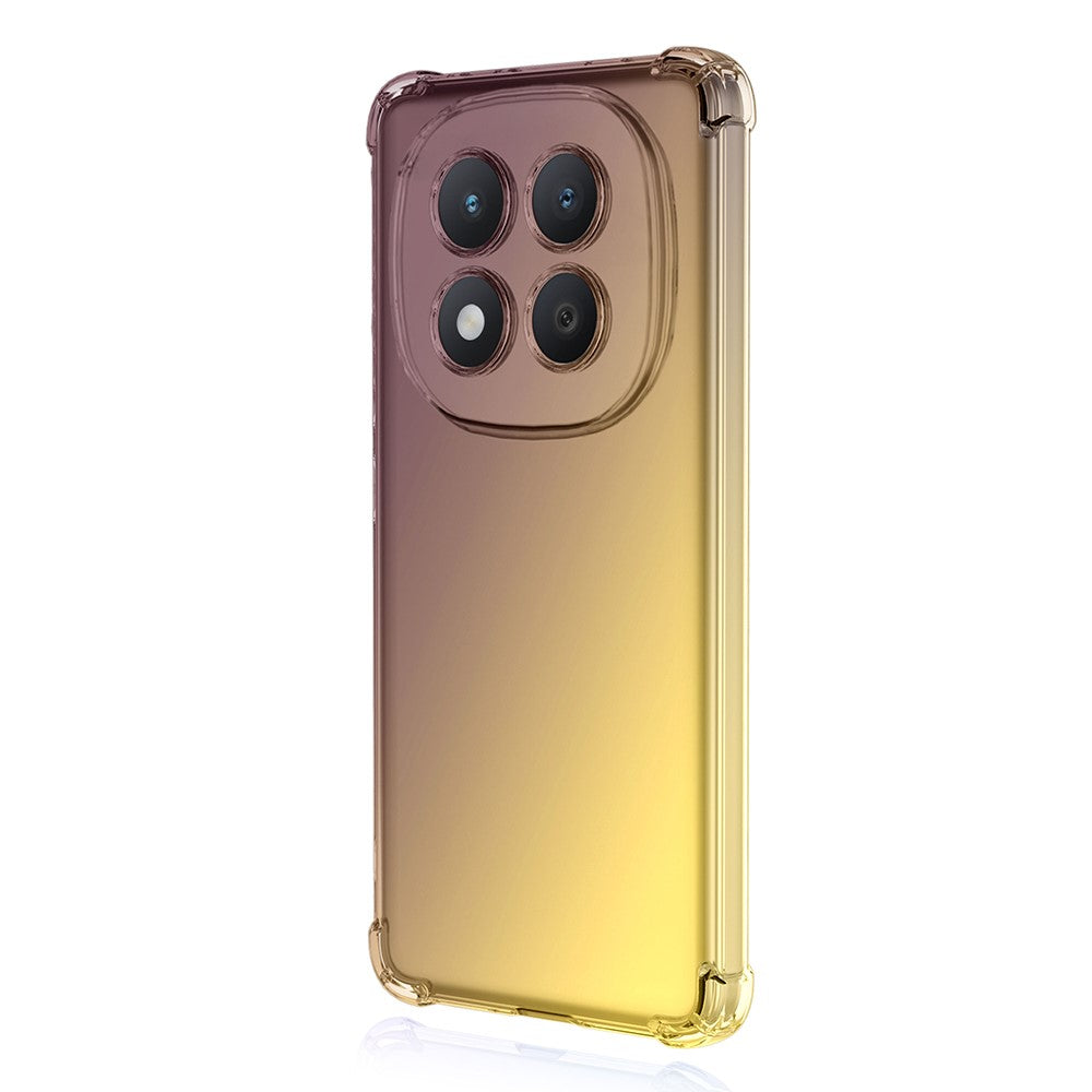 For Xiaomi Poco M8 Pro 5G / Redmi Note 15 Pro+ 5G (Global) Case Gradient Color TPU Anti-Drop Phone Cover - Black  /  Gold