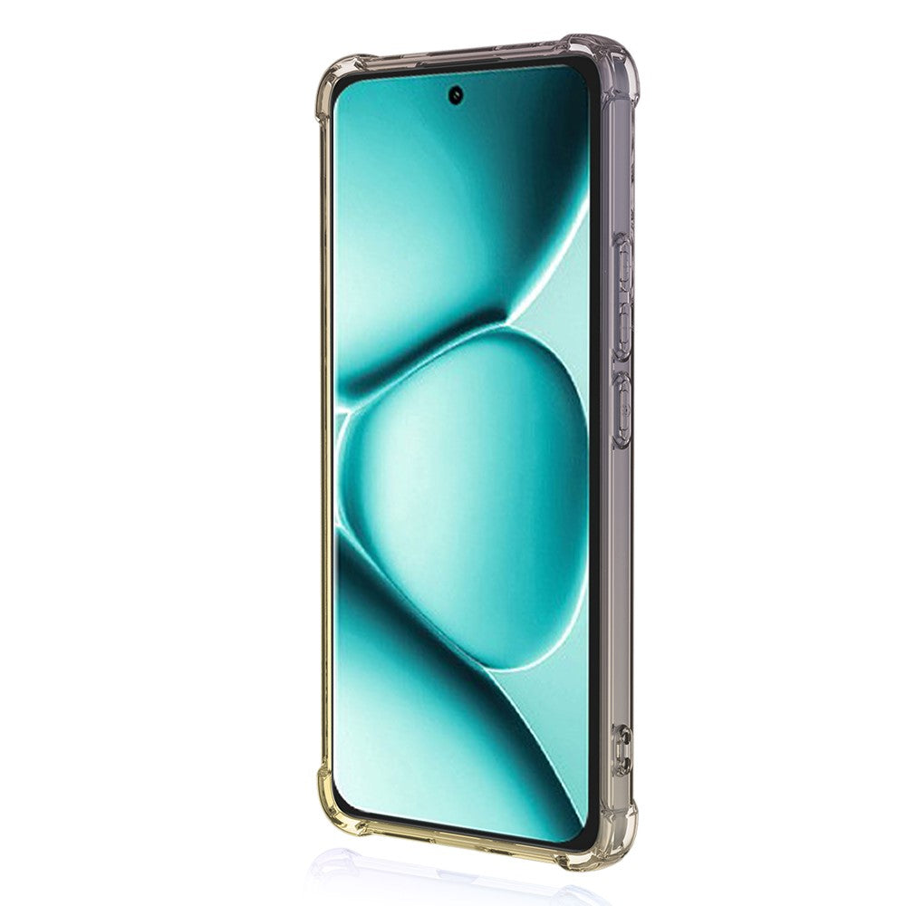 For Xiaomi Poco M8 Pro 5G / Redmi Note 15 Pro+ 5G (Global) Case Gradient Color TPU Anti-Drop Phone Cover - Black  /  Gold