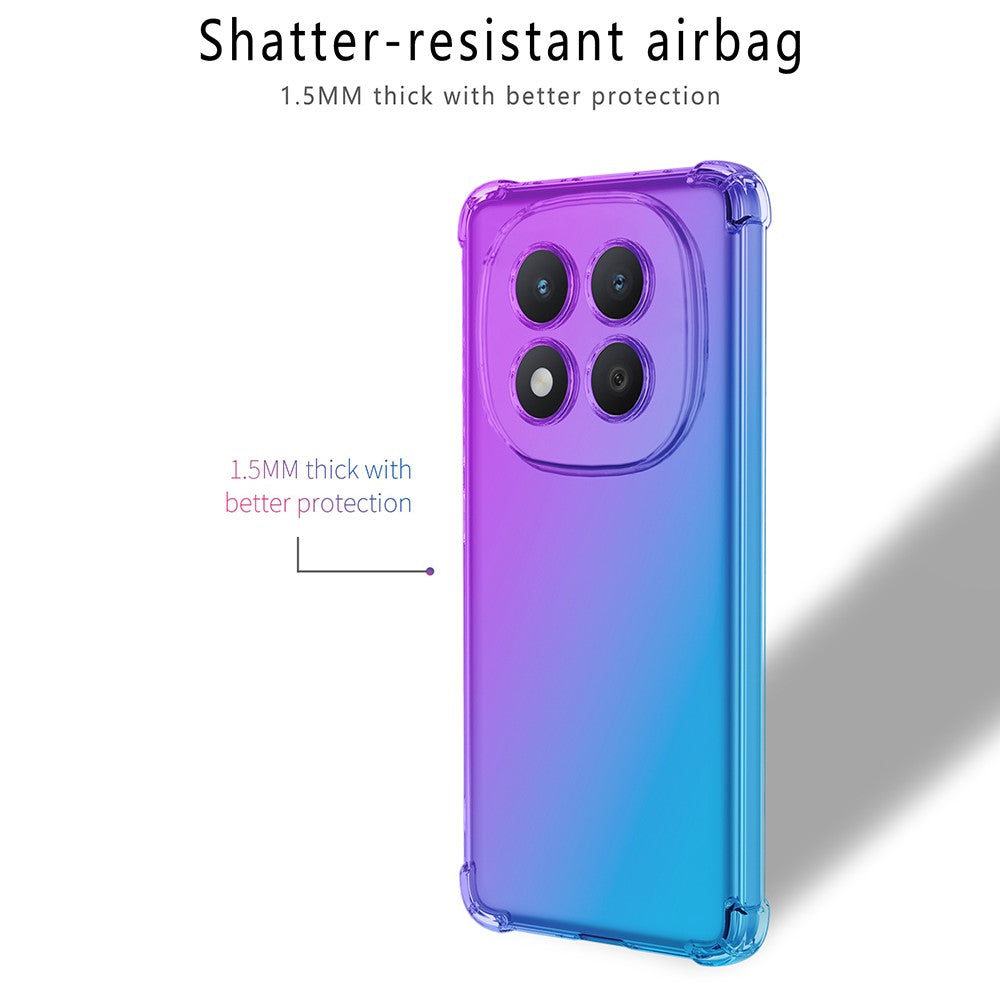 For Xiaomi Poco M8 Pro 5G / Redmi Note 15 Pro+ 5G (Global) Case Gradient Color TPU Anti-Drop Phone Cover - Blue  /  Pink