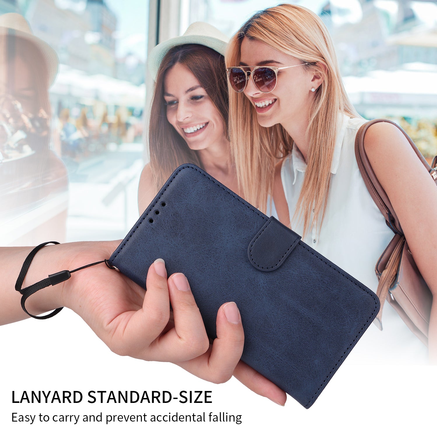 For Xiaomi Poco M8 Pro 5G / Redmi Note 15 Pro+ 5G (Global) Case Wallet PU Leather Folio Flip Phone Cover - Blue