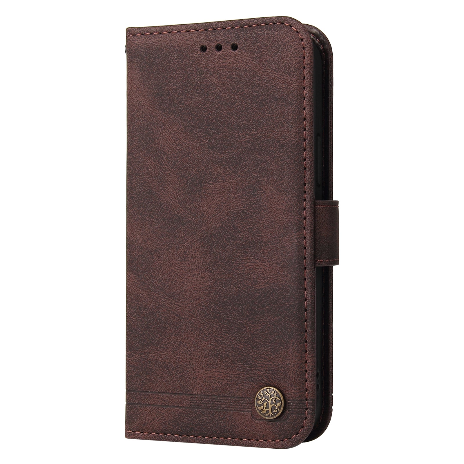 For Xiaomi Poco M8 Pro 5G / Redmi Note 15 Pro+ 5G (Global) Leather Wallet Cases Skin Touch Phone Cover Stand with Strap - Brown