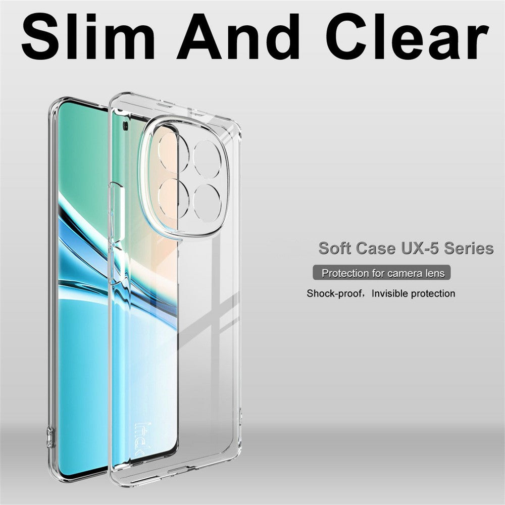 IMAK UX-5 Series For Xiaomi Poco M8 5G / Redmi Note 15 5G (Global) Transparent TPU Phone Case Protective Phone Cover