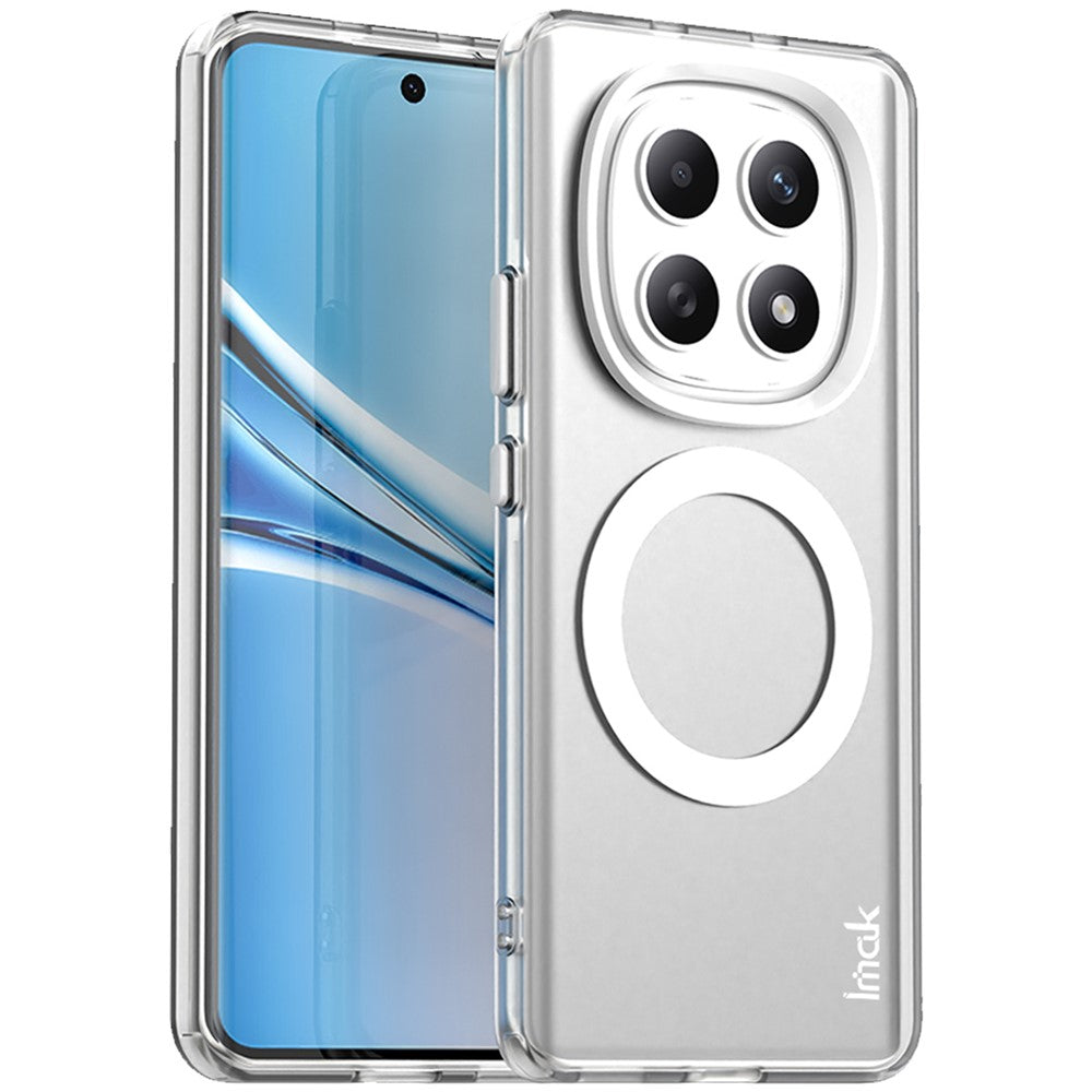 IMAK For Xiaomi Poco M8 5G / Redmi Note 15 5G (Global) Magnetic Case PC + TPU Phone Back Cover - White
