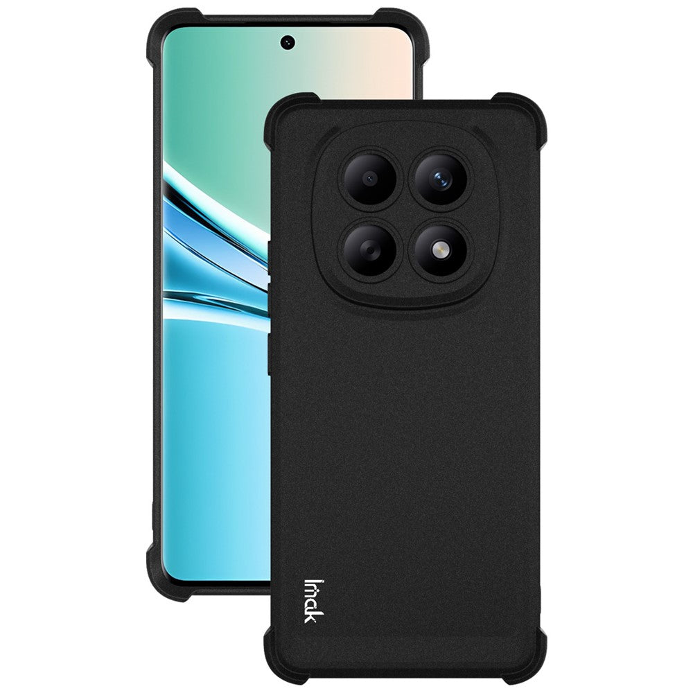 IMAK For Xiaomi Poco M8 5G / Redmi Note 15 5G (Global) Case TPU Phone Cover Airbag Shockproof Protection - Matte Black