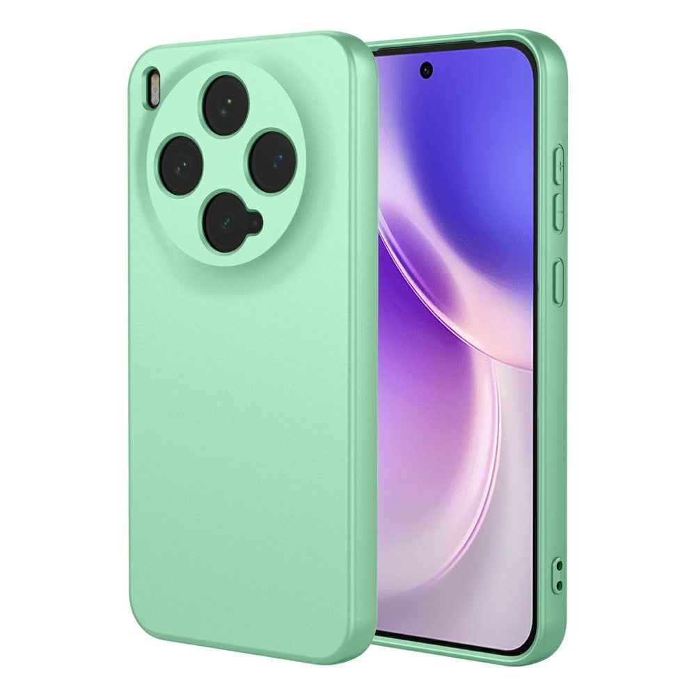 For vivo X300 5G Case Liquid Silicone Feel Soft TPU Protective Phone Cover - Matcha Green