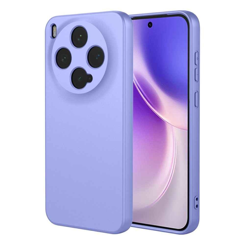 For vivo X300 5G Case Liquid Silicone Feel Soft TPU Protective Phone Cover - Purple