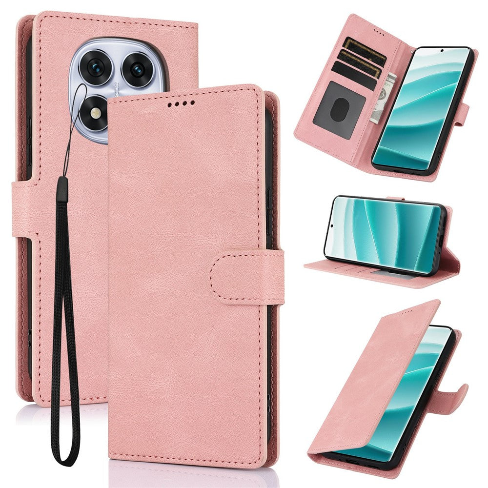 For Xiaomi Redmi Note 15 Pro 4G (Global) Case PU Leather Phone Cover with Wallet Stand - Pink