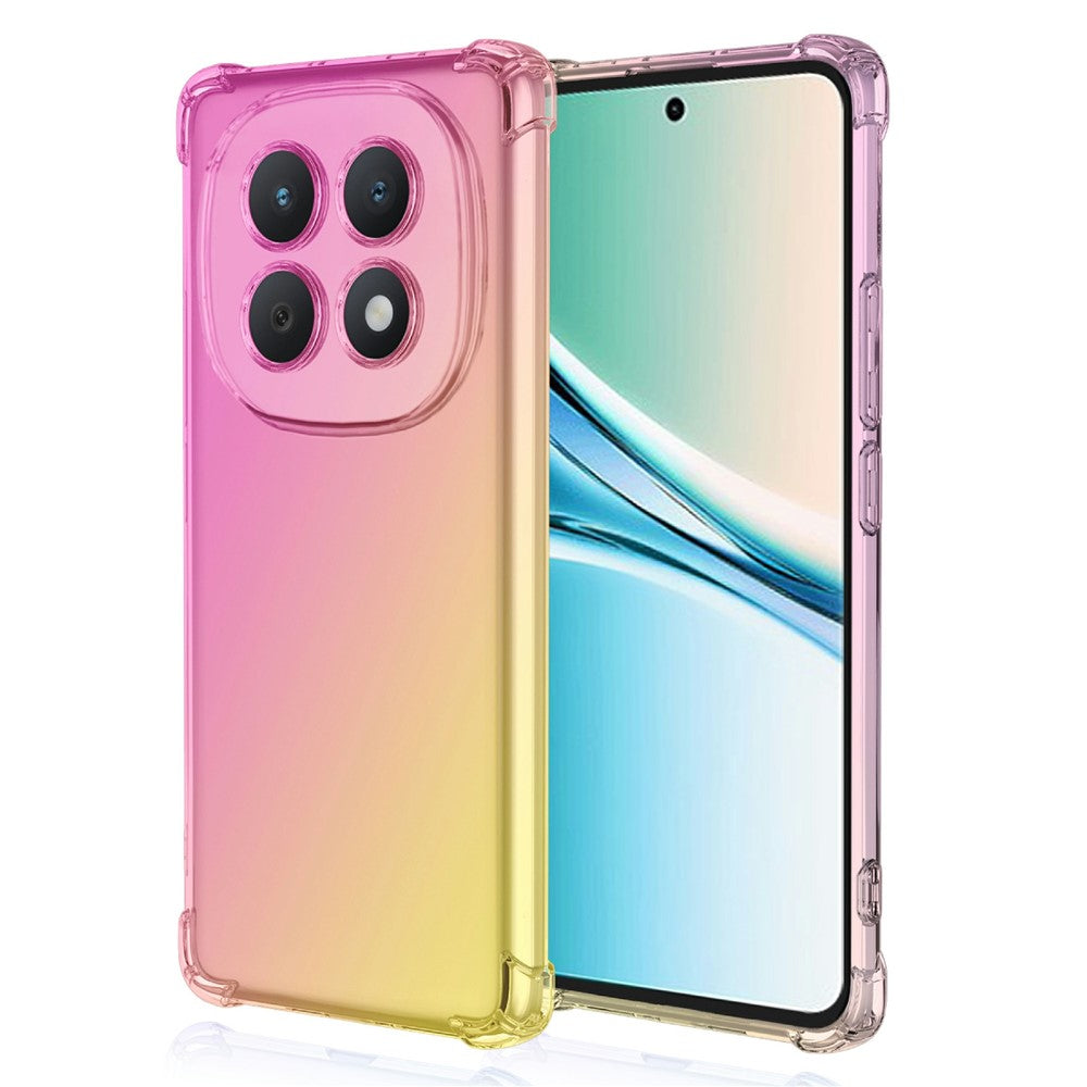 For Xiaomi Poco M8 5G / Redmi Note 15 5G (Global) Case Gradient Color TPU Anti-Drop Phone Cover - Pink  /  Gold