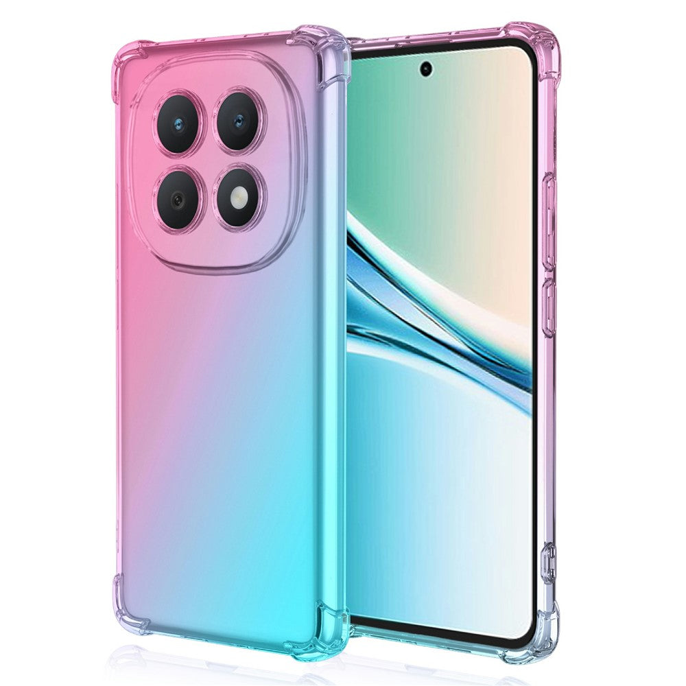 For Xiaomi Poco M8 5G / Redmi Note 15 5G (Global) Case Gradient Color TPU Anti-Drop Phone Cover - Pink  /  Green