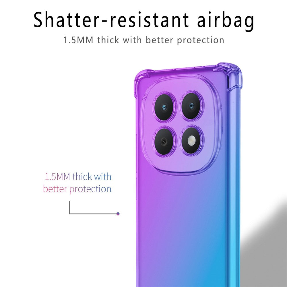 For Xiaomi Poco M8 5G / Redmi Note 15 5G (Global) Case Gradient Color TPU Anti-Drop Phone Cover - Pink  /  Purple