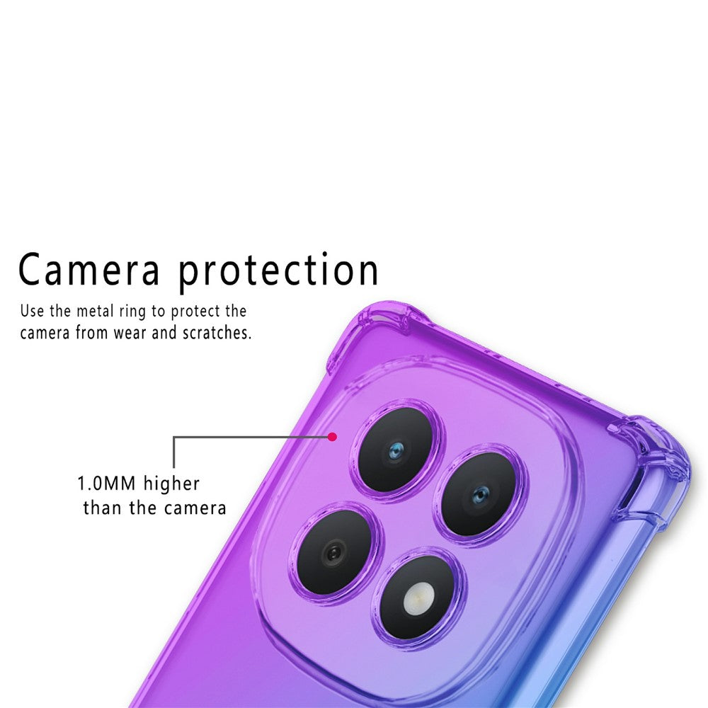 For Xiaomi Poco M8 5G / Redmi Note 15 5G (Global) Case Gradient Color TPU Anti-Drop Phone Cover - Pink  /  Purple