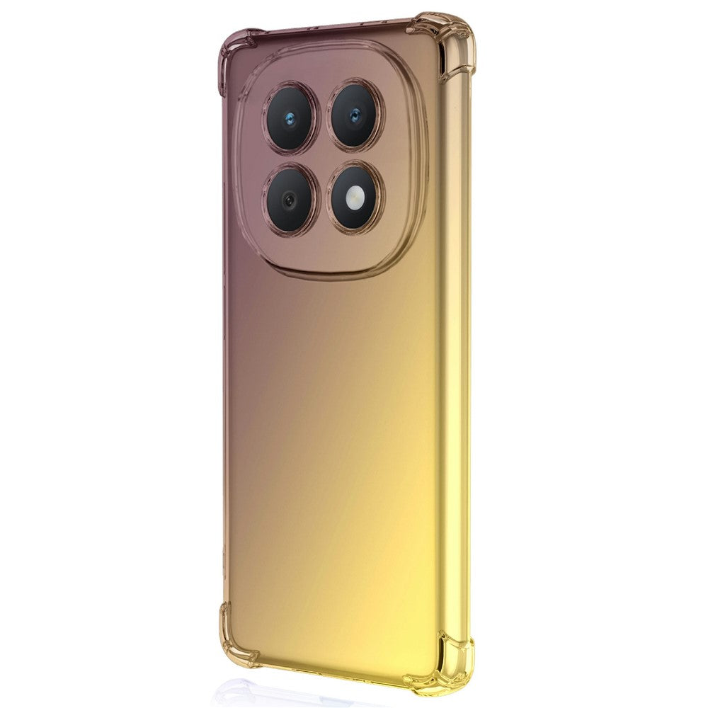 For Xiaomi Poco M8 5G / Redmi Note 15 5G (Global) Case Gradient Color TPU Anti-Drop Phone Cover - Black  /  Gold