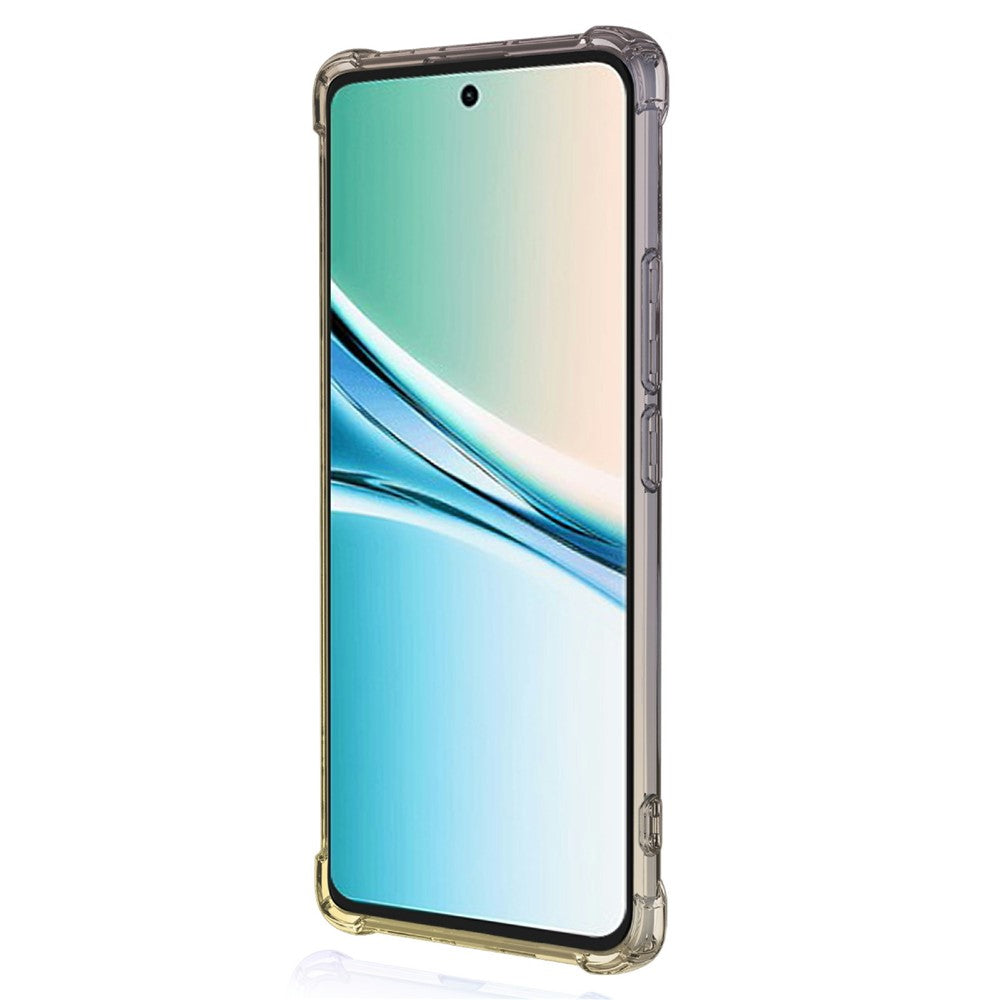 For Xiaomi Poco M8 5G / Redmi Note 15 5G (Global) Case Gradient Color TPU Anti-Drop Phone Cover - Black  /  Gold