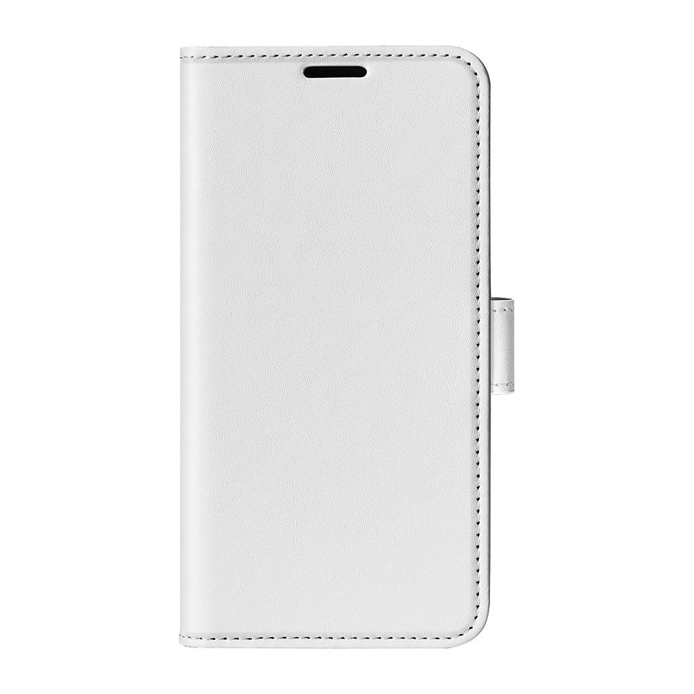For Motorola Edge 70 5G Case Crazy Horse Texture Stand Leather Phone Cover - White