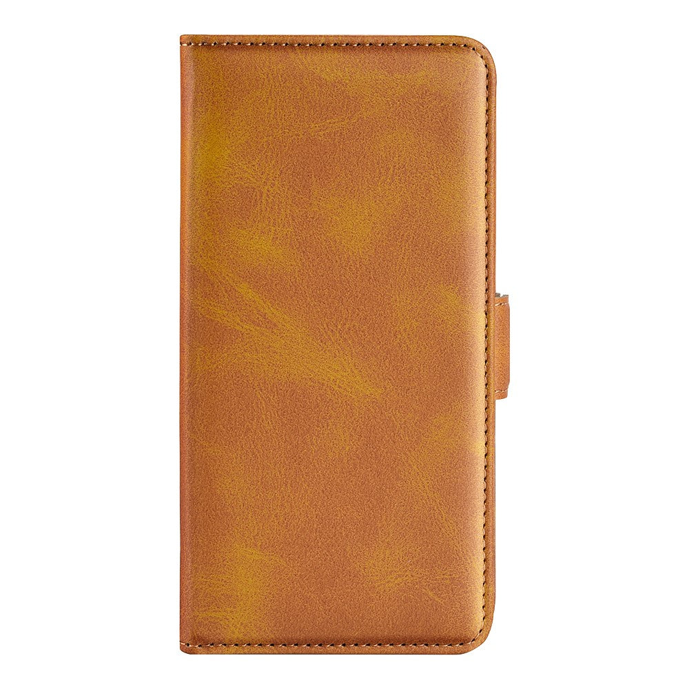 For Motorola Edge 70 5G Case Calf Texture Leather Wallet Phone Cover - Yellow