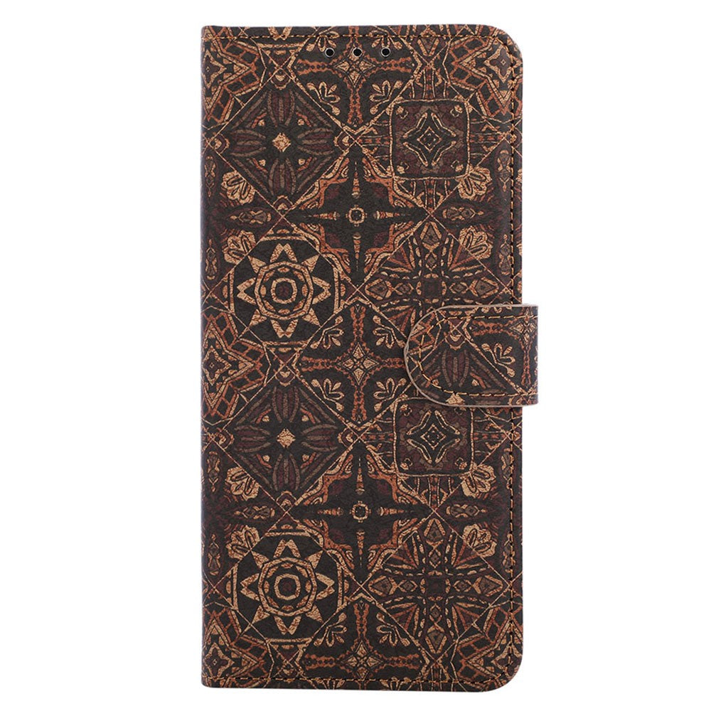 For Motorola Edge 70 5G Leather Wallet Case Bohemian-style TPU PU Phone Cover with Stand - Starry Sky