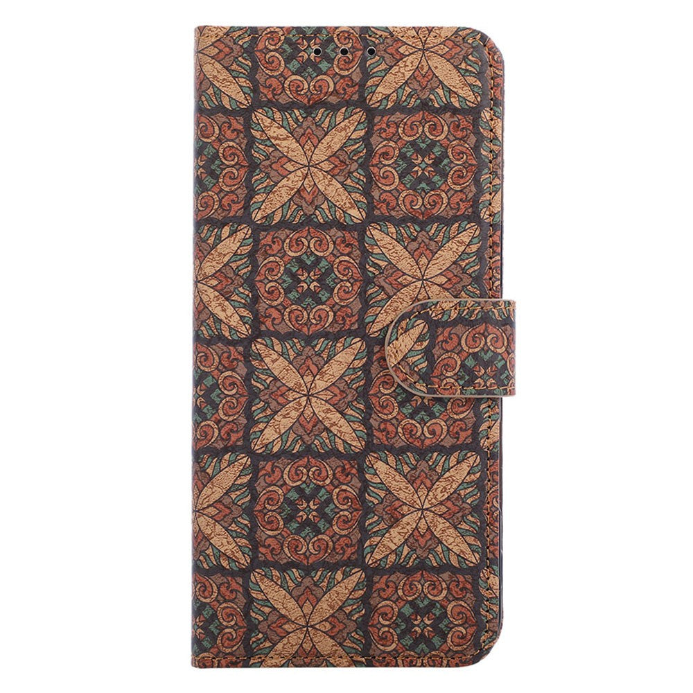 For Motorola Edge 70 5G Leather Wallet Case Bohemian-style TPU PU Phone Cover with Stand - Hearts