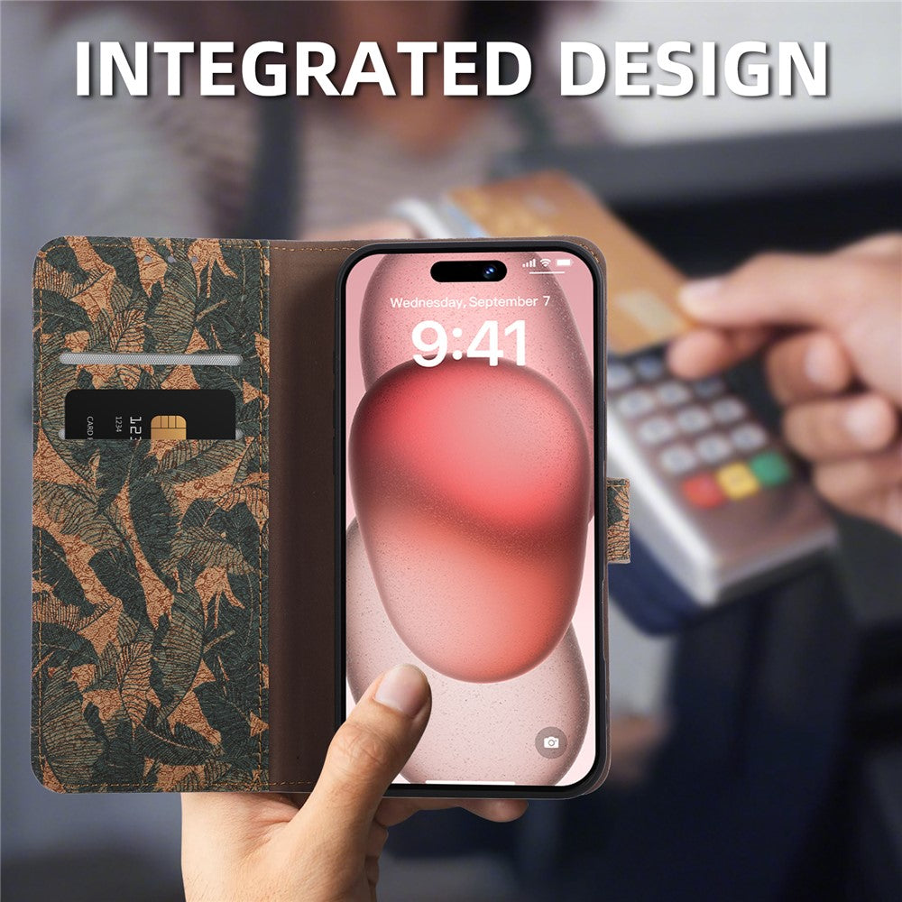 For Xiaomi Redmi Note 15 Pro 5G (Global) Leather Wallet Case Bohemian-style TPU PU Phone Cover with Stand - Autumn Leaves