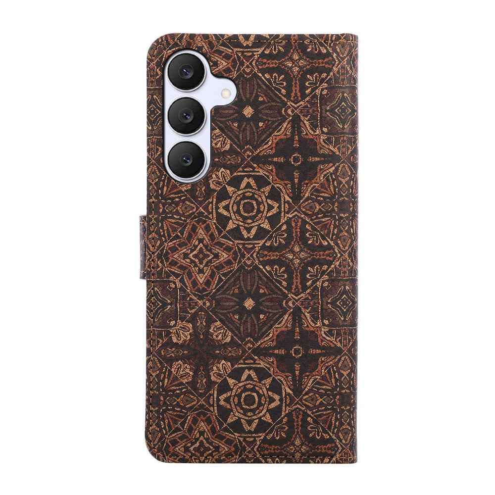 For Samsung Galaxy A57 5G Leather Wallet Case Bohemian-style TPU PU Phone Cover with Stand - Starry Sky
