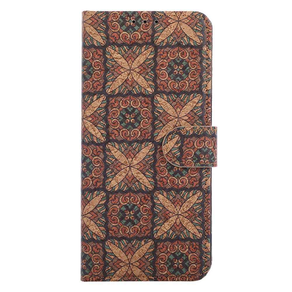 For Samsung Galaxy A57 5G Leather Wallet Case Bohemian-style TPU PU Phone Cover with Stand - Hearts