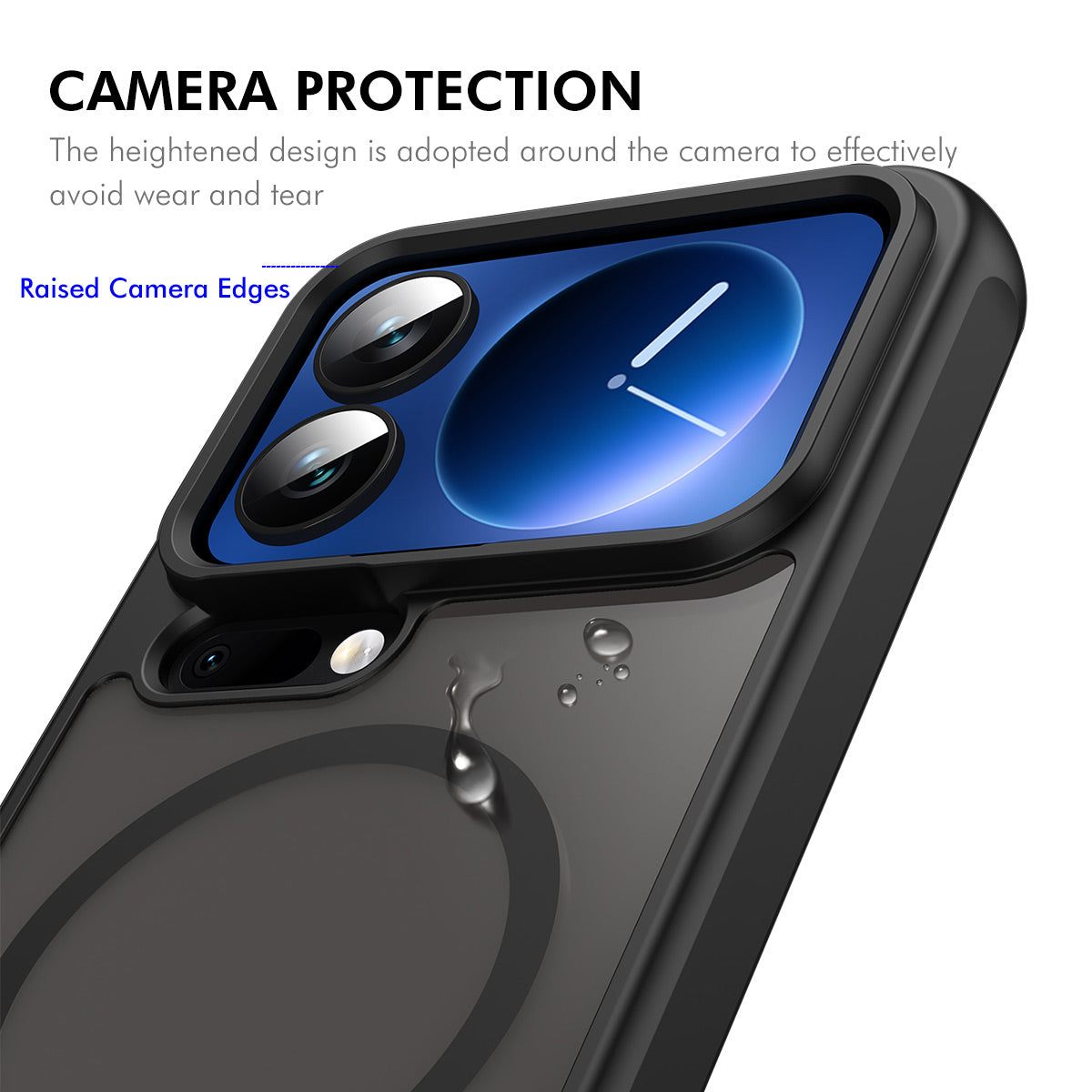 For Xiaomi 17 Pro Max ENKAY HAT PRINCE Magnetic Case with Tempered Glass Support Ultrasonic Unlocking PC TPU Matte Phone Cover - Purple