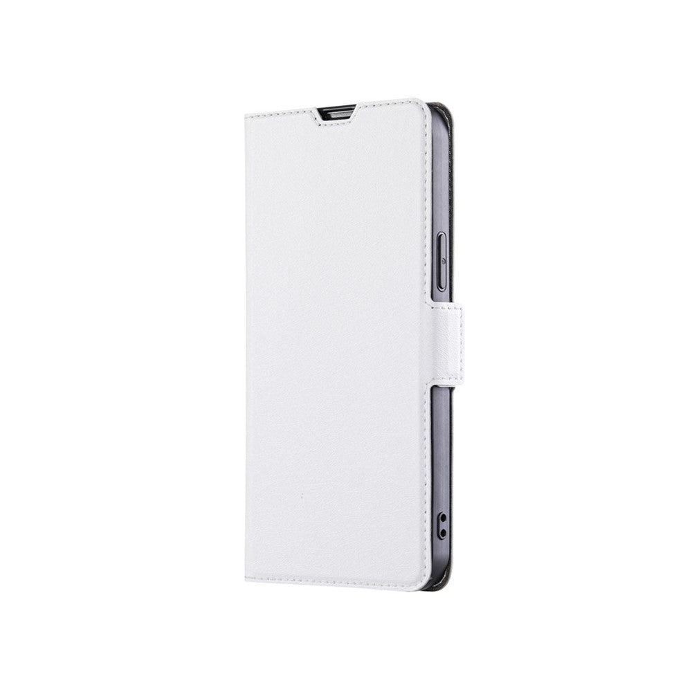 For Motorola Edge 70 5G Case Card Holder PU Leather Phone Cover - White