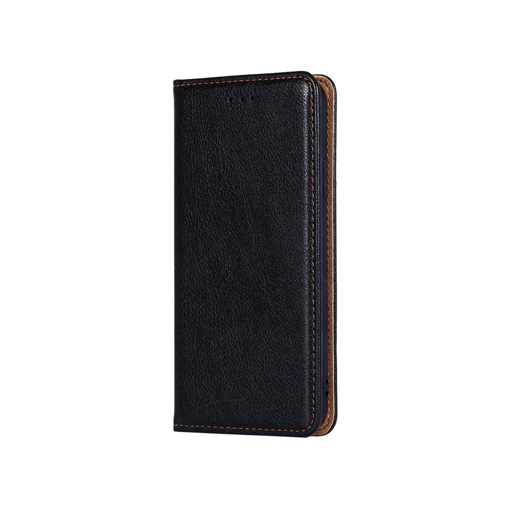 For Motorola Edge 70 5G Case Wallet PU Leather Magnetic Auto-Absorbed Phone Cover - Black