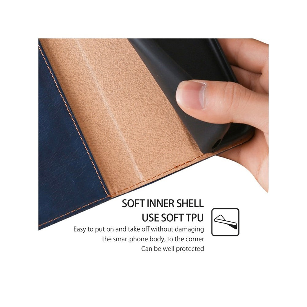 For Motorola Edge 70 5G Case Wallet PU Leather Magnetic Auto-Absorbed Phone Cover - Blue