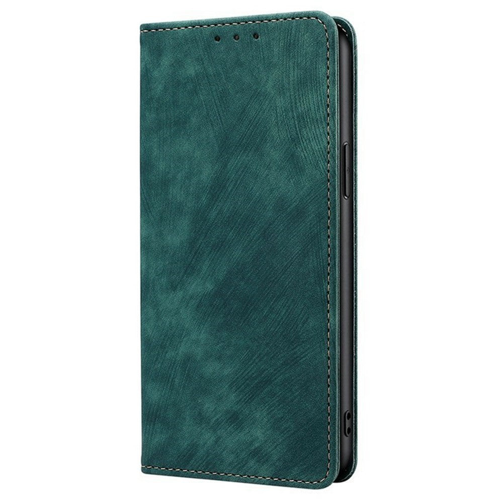 For Motorola Edge 70 5G Case RFID Blocking Wallet Foldable Stand Leather Phone Cover - Green
