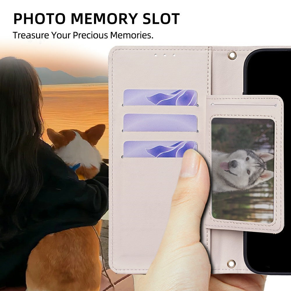 For Motorola Edge 70 5G Case Triangle Imprinted Skin Touch PU Leather Phone Wallet Cover - White