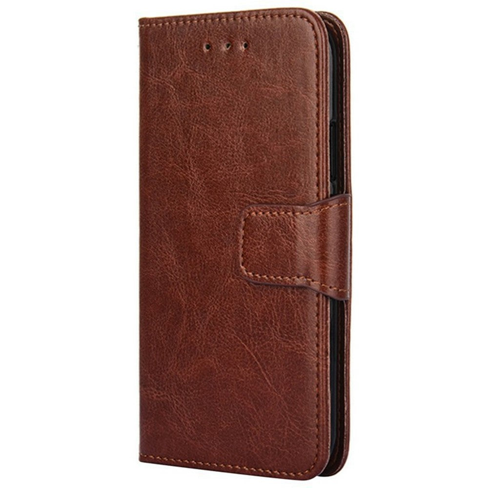For Motorola Edge 70 5G Case Wallet PU Leather + TPU Folding Stand Phone Cover - Brown
