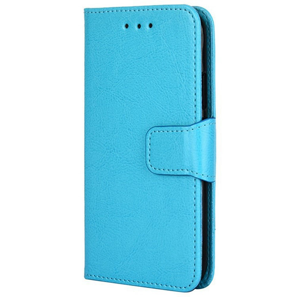 For Motorola Edge 70 5G Case Wallet PU Leather + TPU Folding Stand Phone Cover - Baby Blue