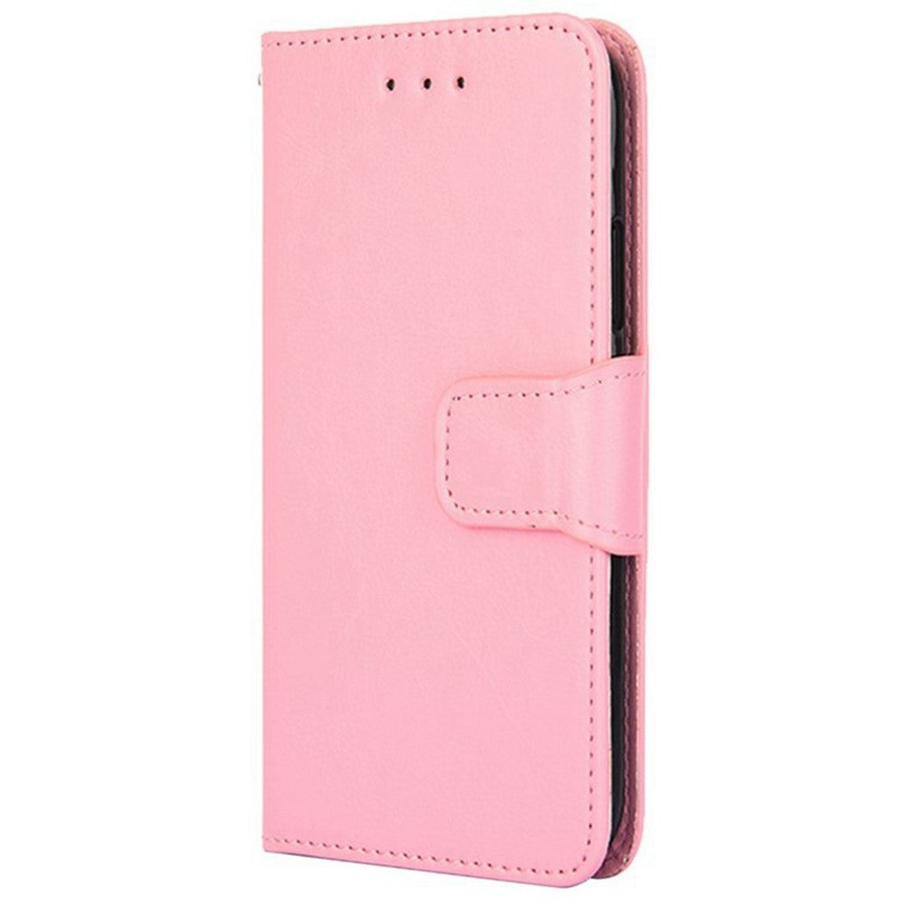 For Motorola Edge 70 5G Case Wallet PU Leather + TPU Folding Stand Phone Cover - Pink
