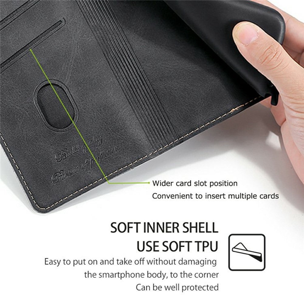 For Motorola Edge 70 5G Case Contrast Color Wallet Leather Phone Cover - Black + Grey