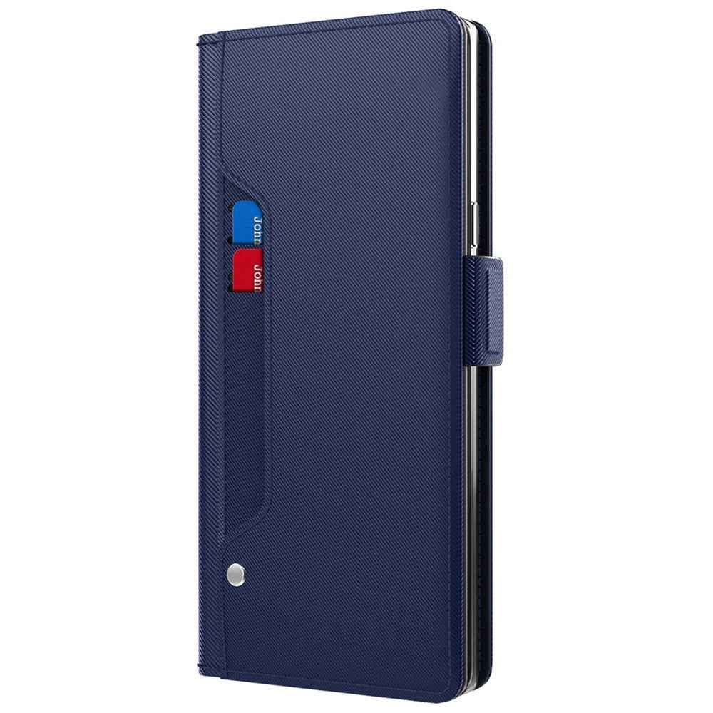 For Xiaomi 17 Ultra 5G Case PU+TPU Magnetic Flip Phone Cover with Stand - Blue