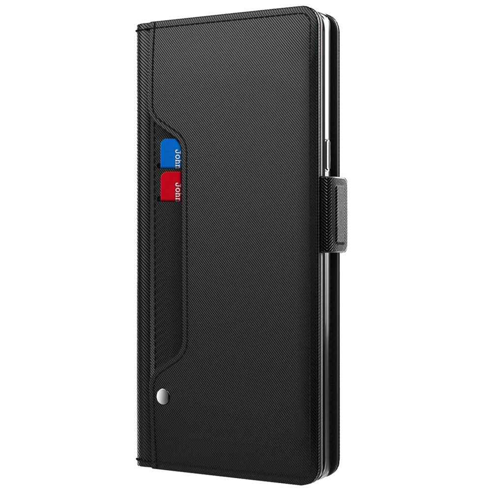 For Xiaomi 17 Ultra 5G Case PU+TPU Magnetic Flip Phone Cover with Stand - Black