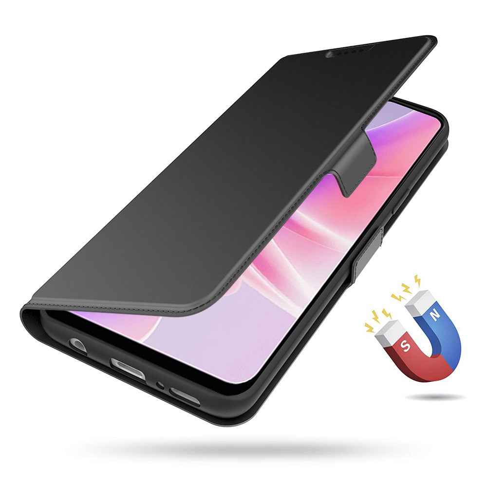 For Xiaomi 17 Ultra 5G Case Shockproof TPU Inner Shell Leather Phone Cover Card Slot - Black