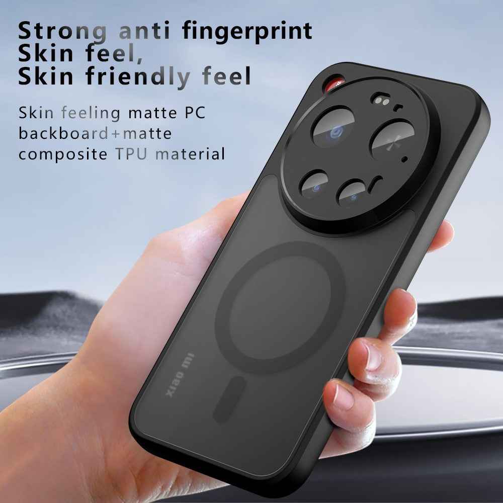 For Xiaomi 17 Ultra 5G Magnetic Case TPU + PC Matte Skin Touch Phone Cover