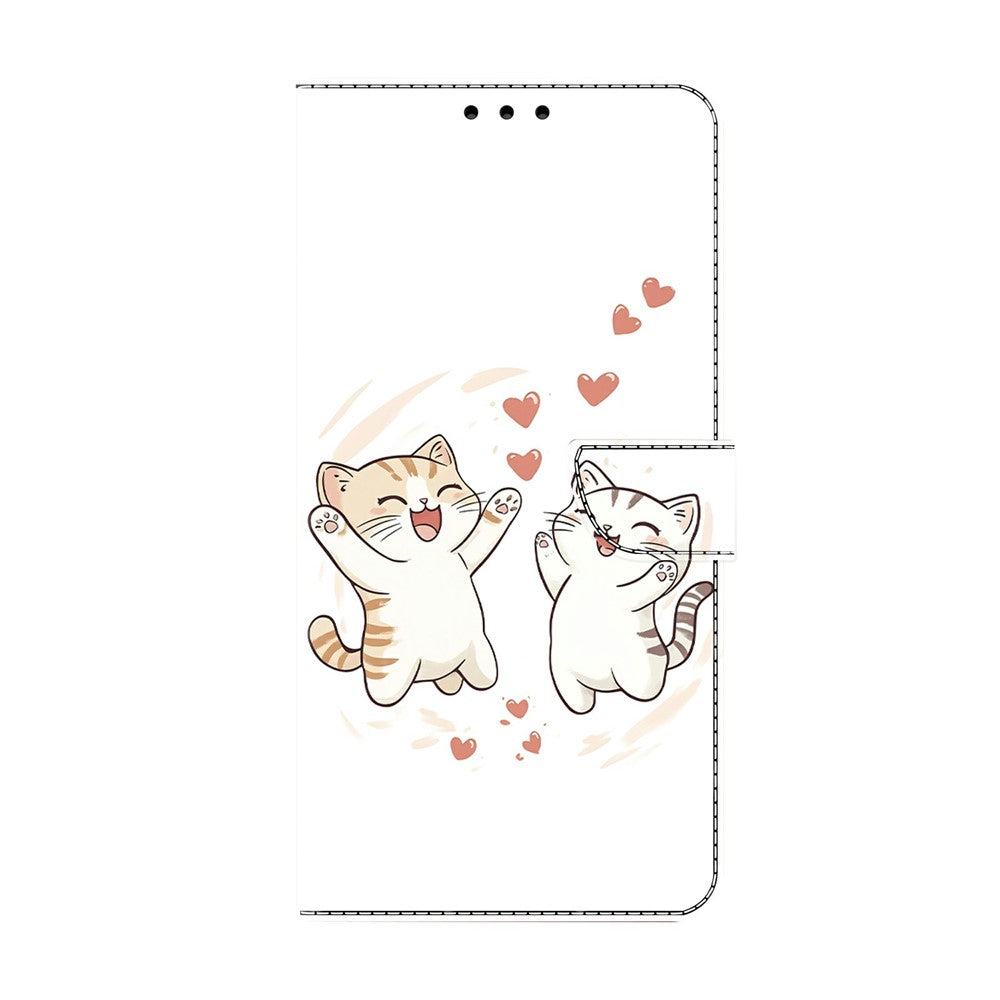 For Xiaomi Redmi Note 15 Pro 5G (Global) Wallet Case Foldable Stand Pattern Printing Leather Flip Phone Cover - Love Cats