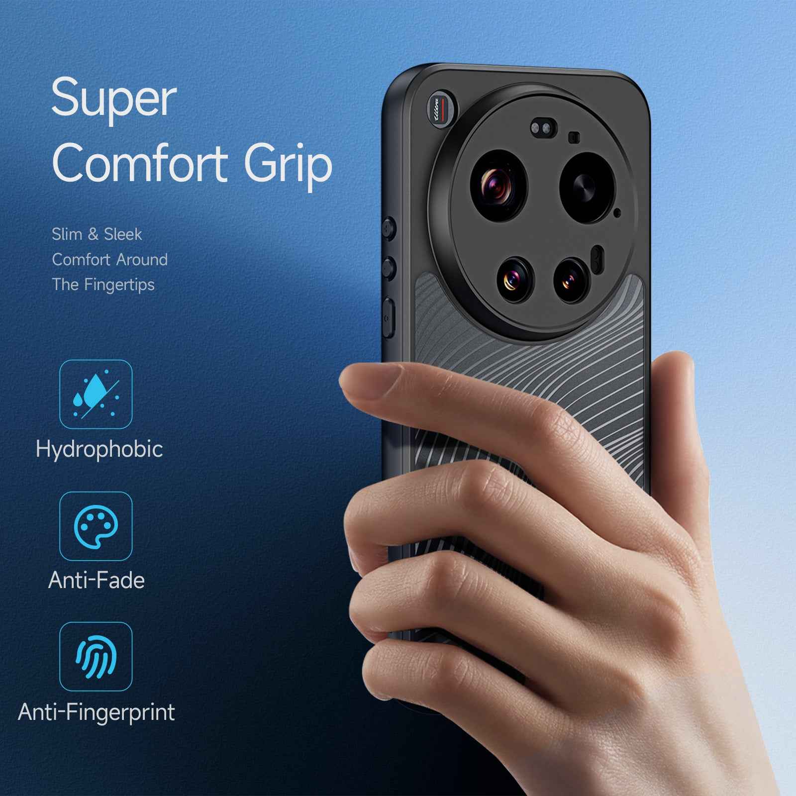 For Xiaomi 17 Ultra 5G Case DUX DUCIS Aimo Series TPU+PC Matte Drop-proof Phone Cover (REACH Certification) - Black