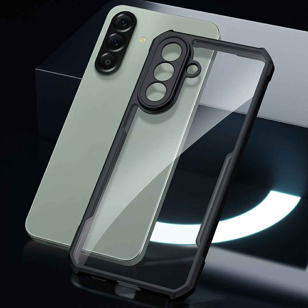 XUNDD For Samsung Galaxy A57 5G Case Dropproof TPU + Acrylic Clear Back Phone Cover - Black