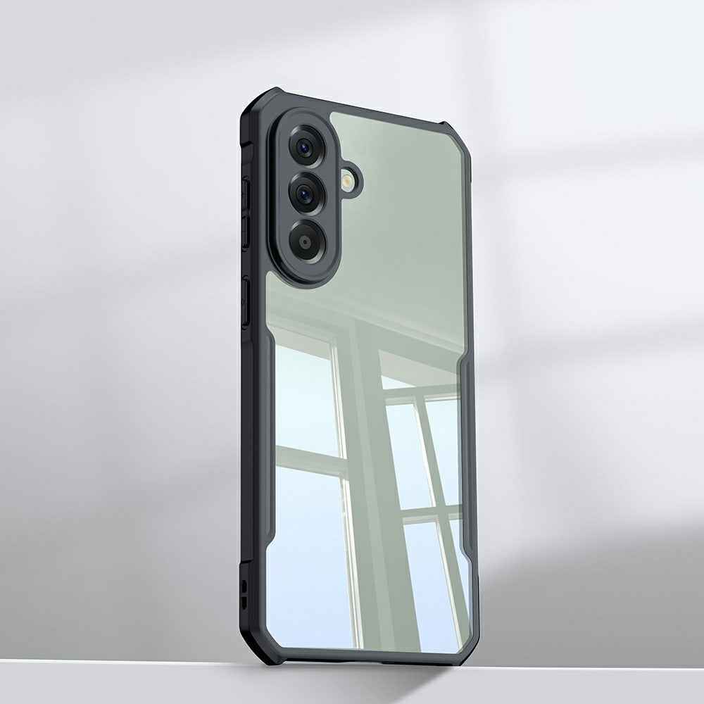 XUNDD For Samsung Galaxy A57 5G Case Dropproof TPU + Acrylic Clear Back Phone Cover - Black