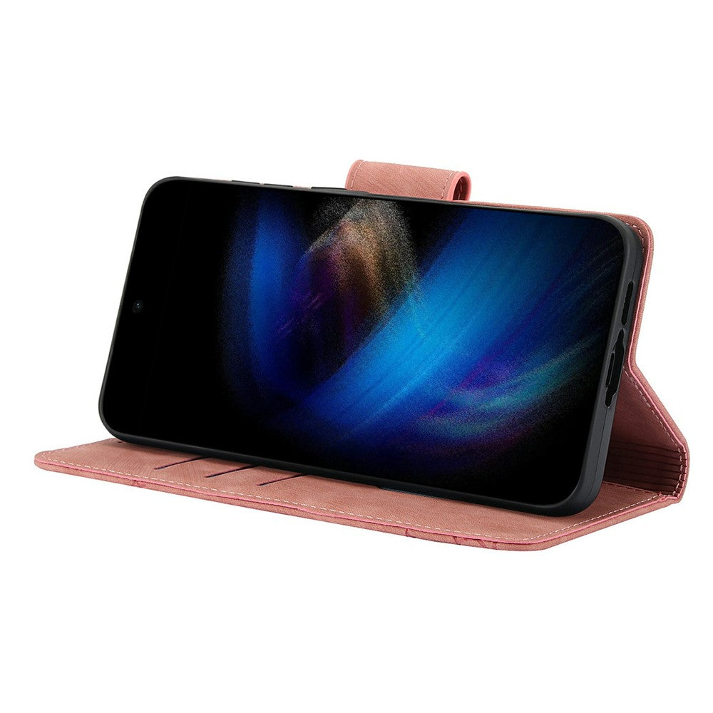 For Xiaomi Redmi Note 15 Pro 5G (Global) Case Flower Butterfly Wallet Leather Phone Cover with Hand Strap - Pink