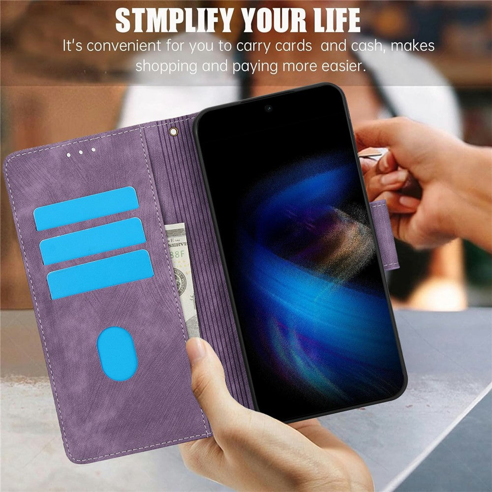 For Xiaomi Poco M8 Pro 5G / Redmi Note 15 Pro+ 5G (Global) Case Flower Butterfly Wallet Leather Phone Cover with Hand Strap - Purple