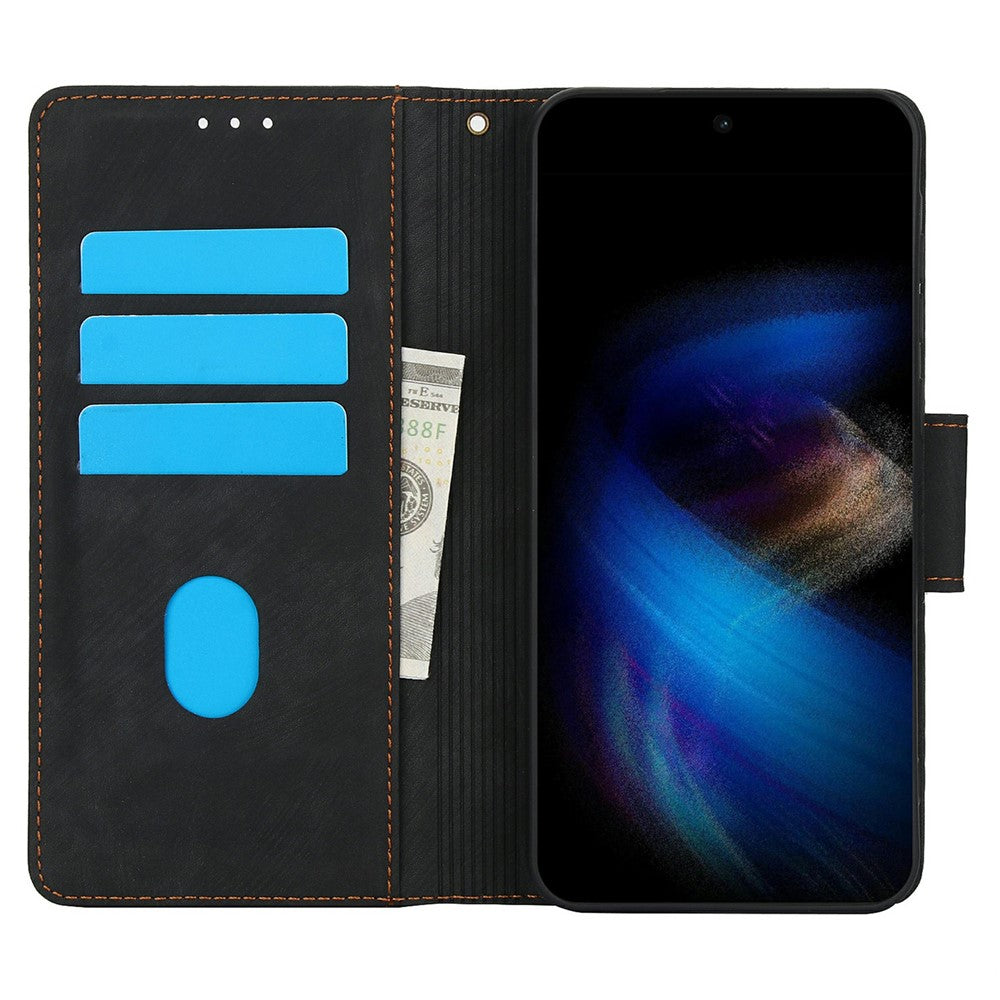 For Xiaomi Poco M8 5G / Redmi Note 15 5G (Global) / 15 4G (Global) Case Flower Butterfly Wallet Leather Phone Cover with Hand Strap - Black