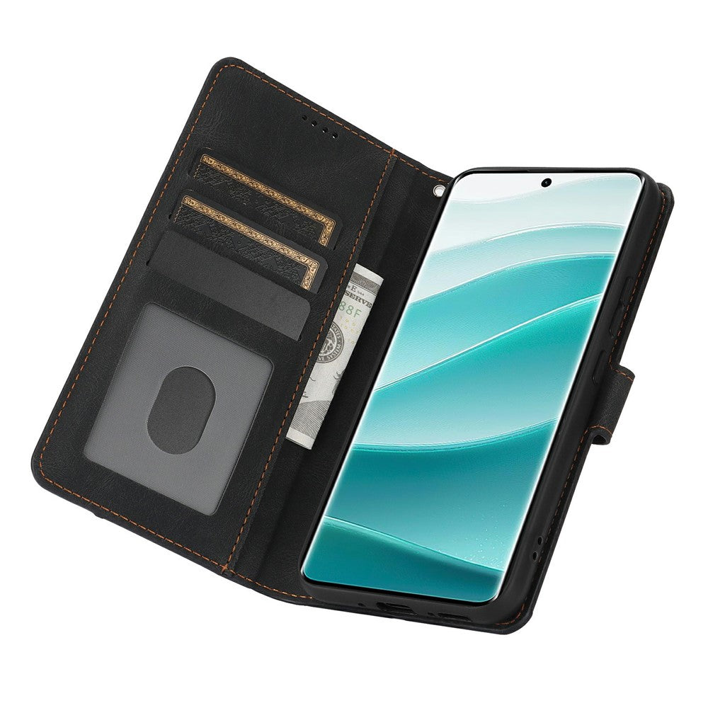 For Xiaomi Redmi Note 15 Pro 5G (Global) Case PU Leather Phone Cover with Wallet Stand - Black
