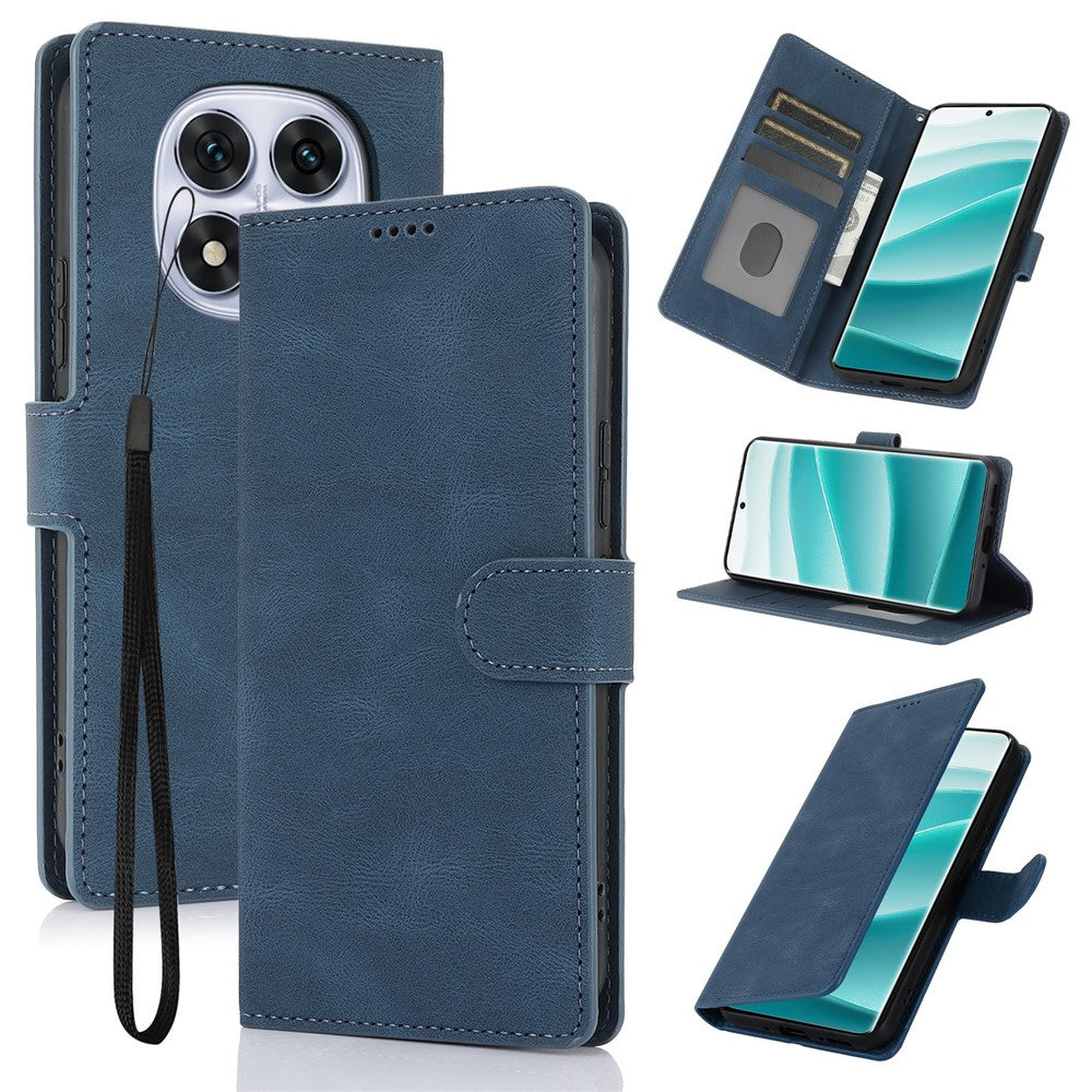 For Xiaomi Redmi Note 15 Pro 5G (Global) Case PU Leather Phone Cover with Wallet Stand - Blue