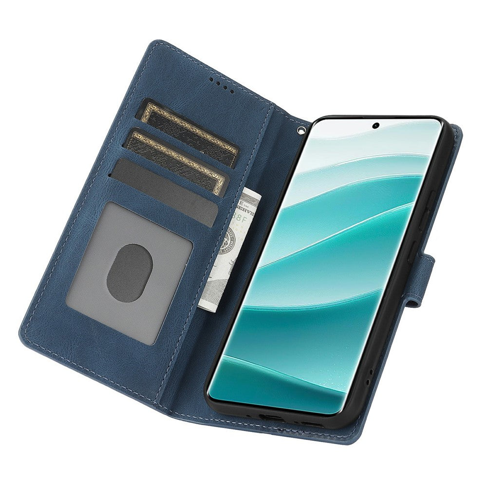 For Xiaomi Redmi Note 15 Pro 5G (Global) Case PU Leather Phone Cover with Wallet Stand - Blue