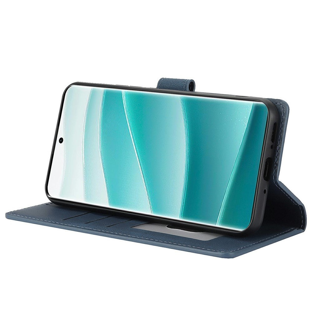 For Xiaomi Redmi Note 15 Pro 5G (Global) Case PU Leather Phone Cover with Wallet Stand - Blue